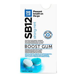 SB12 Boost tyggegummi (strong mint) - 10 stk.