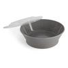 Twistshake Dyb tallerken m. låg - Grå