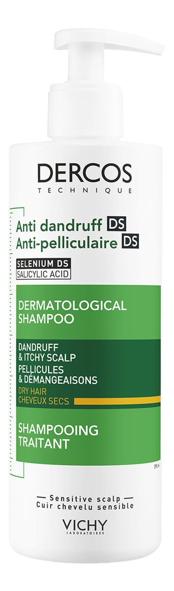 Køb Vichy Dercos Technique Anti-Dandruff Shampoo Dry Hair