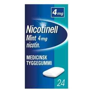 Nicotinell Tyggegummi Mint 4 mg - 24 stk.