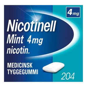 Nicotinell Tyggegummi Mint 4 mg - 204 stk.