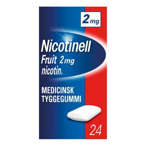 Nicotinell Tyggegummi Fruit 2 mg - 24 stk.