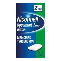 Nicotinell Tyggegummi Spearmint 2 mg - 24 stk.