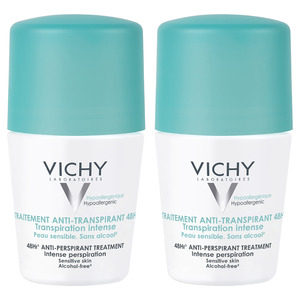 Vichy Antiperspirant Deo Roll-on 48Hr – 2 pak