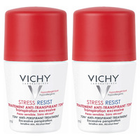 Vichy 72H Anti-Perspirant Deodorant Roll-on - 2 pak