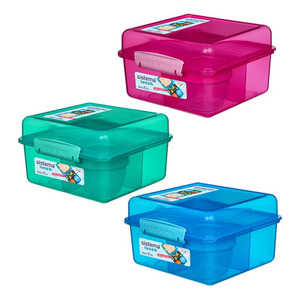 Sistema Lunch Cube Max with Youghurt Pot 2L - Flere Farver