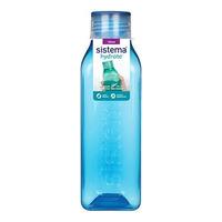 Sistema Hydrate medium square bottle Blå - 725 ml.