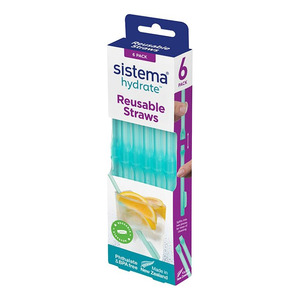 Sistema Reusable Straws 6 Pack - 1 pakke