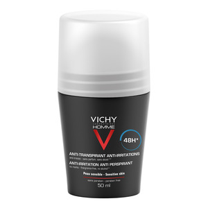 Vichy Homme Antiperspirant Deo Roll-On 48h - 50 ml.
