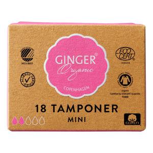 6: Ginger Organic Tampon Mini - 18 stk.
