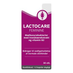 Lactocare Feminine med B2 vitamin - 30 kapsler