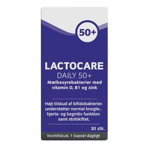 Lactocare Daily 50+ - 30 kapsler