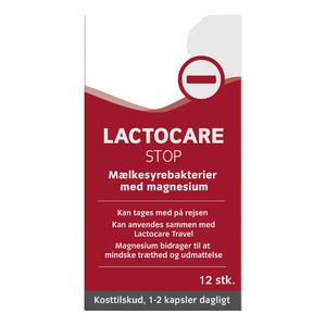 Lactocare Stop m. magnesium – 12 kapsler