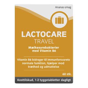 Lactocare Travel m. B6 vitamin - 60 tabletter