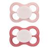 Barnets Favorit luftsutter silikone 6+ mdr. - Rosa/Lyserød - 2 stk.