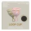 Hevea LOOP Menstrationskop size 1+2 Combo, Golden Blush & Golden Sand - 2 stk.