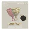 Hevea LOOP Menstrationskop size 2+3 Combo-Pack, Golden Sand & Golden Rosewood - 2 stk.