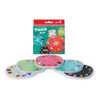TIMIO Disc sæt 2 - Tal, børnesange, havdyr, former og frugter - 1 stk.