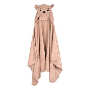 Filibabba Badehåndklæde med hætte GOTS - bjørn - 1 stk.