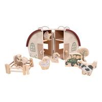 Filibabba Min bondegård i træ med dyr - 1 stk.