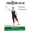 Theraband træningselastik, med træningsvejledning - 1 stk