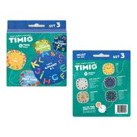 TIMIO Disc Set 3 - Eventyr, tiden, grøntsager, alfabet A-L  og alfabet M-Z - 1 stk.