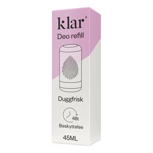 KLAR Deo Refill Dugfrisk - 45 ml.