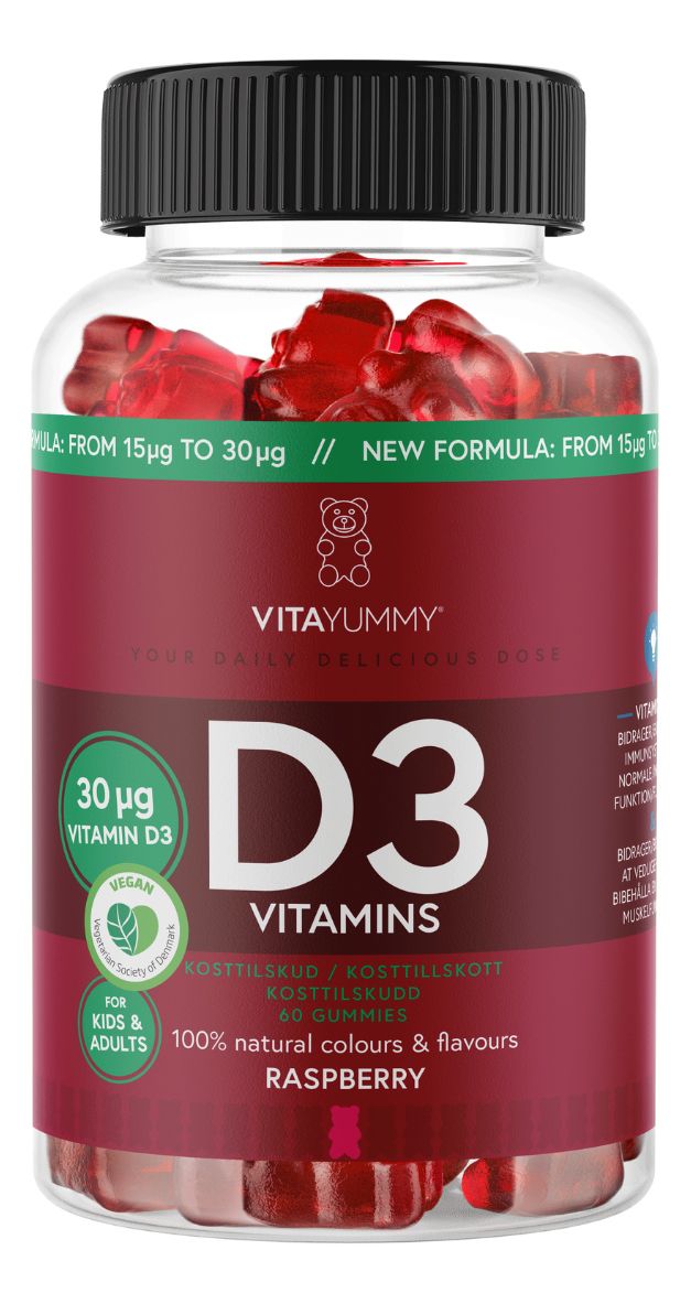 VitaYummy D3 30 µg Gummies - 60 stk.