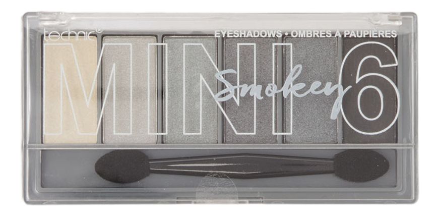 Technic Mini Edit 6 Lidschatten-Palette 'Paris' – Lang Haltbare, Mischbare Matte & Schimmer Farben (7.2g)