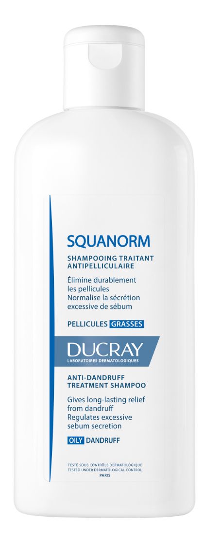 Køb Ducray Squanorm Anti-Dandruff Treatment Shampoo Oily