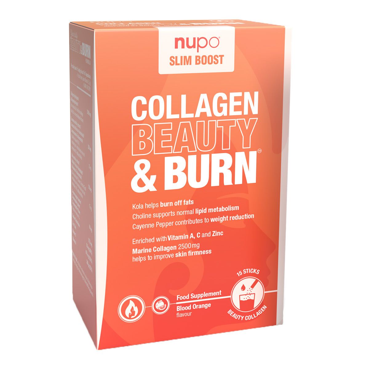 Nupo Slim Boost Collagen Beauty Burn - 15 sticks 