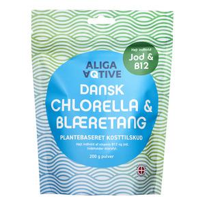Aliga Aqtive Chlorella & Blæretang pulver - 200 g