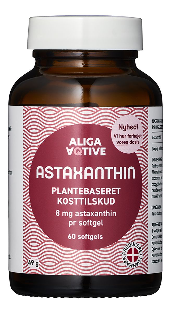 Aliga Aqtive Astaxanthin 8 mg - 60 softgels