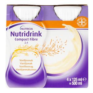 Nutricia Nutridrink Compact Fibre Vanille - 4 X 125ml