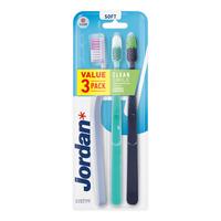 Jordan Clean Smile Tandbørste Soft - 3 stk.