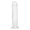 Willie City Realistisk Klar Dildo m. Sugekop - 18 cm - 1 stk.