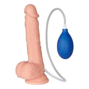 Willie City Klassisk Realistisk Sprøjte Dildo - 21 cm - 1 stk.