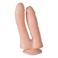 Willie City Realistisk Dobbelt Dildo - 18 cm - 1 stk.