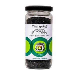 10: Clearspring Irigoma Ristede Sorte Sesamfrø Ø - 100 g