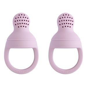 Mushie Silikone Fresh Food Feeder (Soft Lilac) - 2 stk.