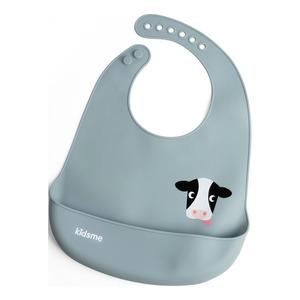 Kidsme Easy Clean Bib - Azure 1 stk.