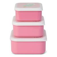 SARO BABY Madkassesæt - Pink - 3 stk.