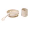 SARO BABY Silicone Spisesæt - Sand - 1 stk.