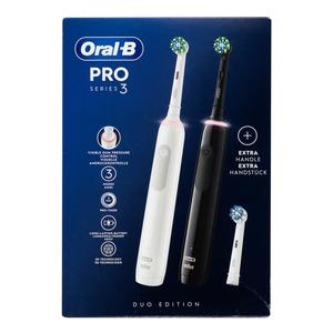Oral-B Pro 3 Duo Black/White - 2 stk.