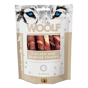Woolf Chicken & Rawhide Twister - 100 g.