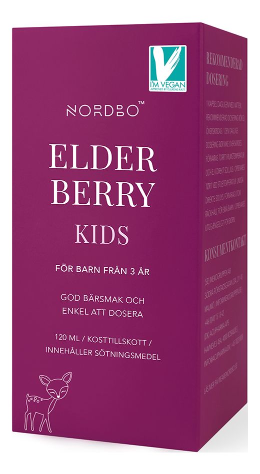 NORDBO Elderberry Kids - 120 ml