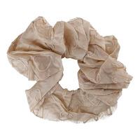 By Stær Manuella Scrunchie Beige Hjerter - 1 stk.
