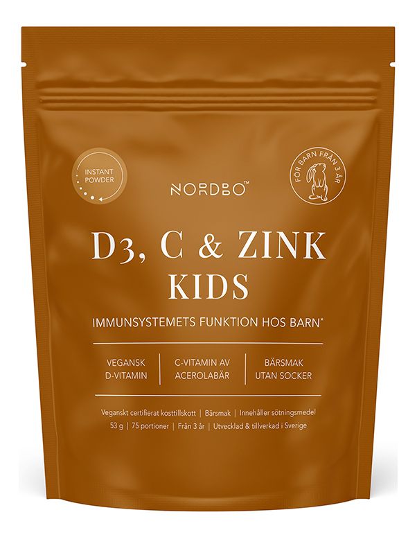 NORDBO D3, C & Zink Kids - 53 g