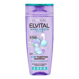 L'Oréal Paris Elvital Hyaluron Pure Shampoo For Dehydrated Hair - 250 ml.