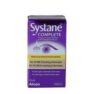 Systane Complete u. konserveringsmiddel - 10 ml.